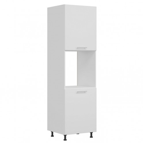 Virtuves skapītis TIFFANY D60SP, balts glancēts
